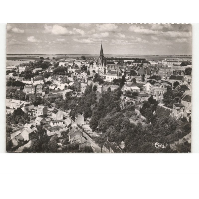 MONTIDIER: vue aérienne 10x15 - très bon etat
