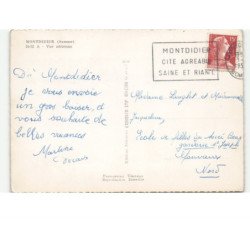 MONTIDIER: vue aérienne 10x15 - très bon etat