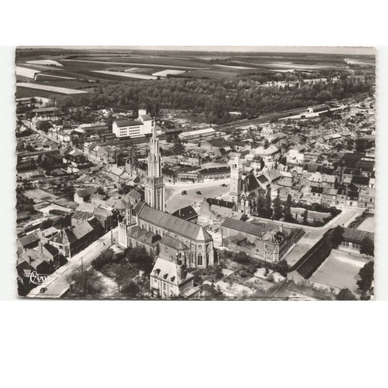MOREUIL: vue générale vue aérienne 10x15 - très bon etat