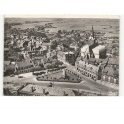 MONTDIDIER: centre ville vue aérienne 10x15 - très bon etat