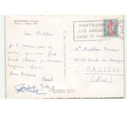 MONTDIDIER: centre ville vue aérienne 10x15 - très bon etat
