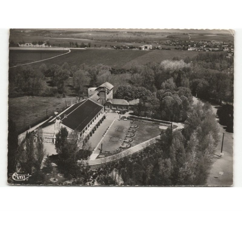 MONTDIDIER: les auberges de la jeunesse vue aérienne 10x15 - très bon etat