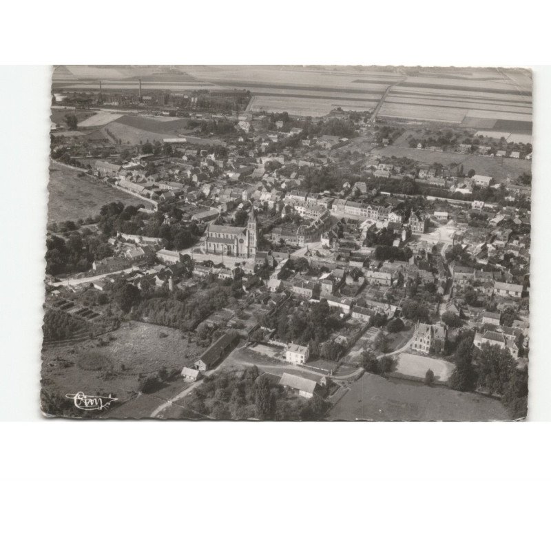NESLE: vue générale vue aérienne 10x15 - etat