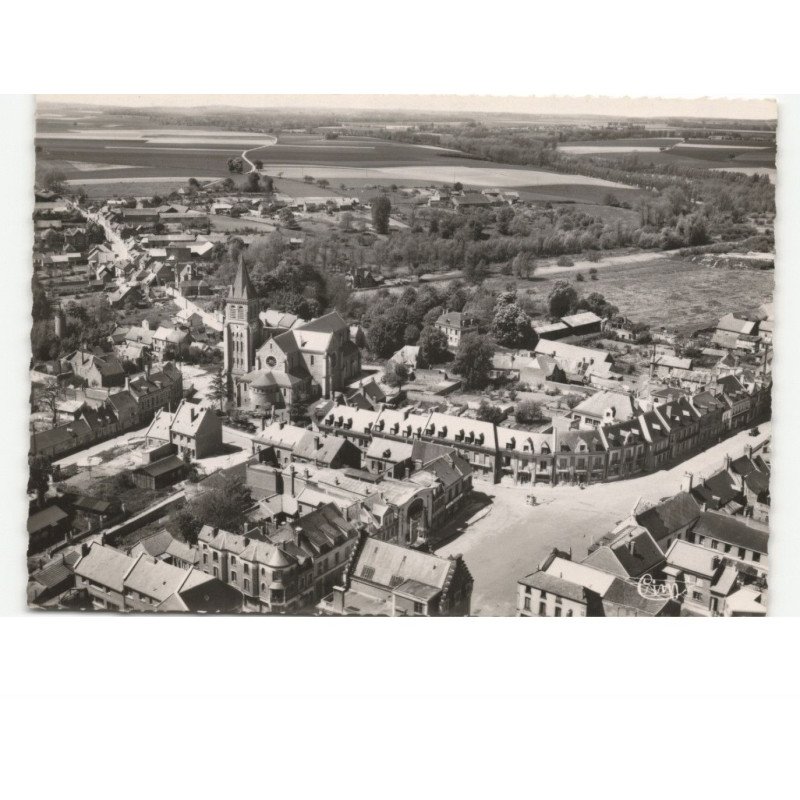 NESLE: vue aérienne 10x15 - très bon etat