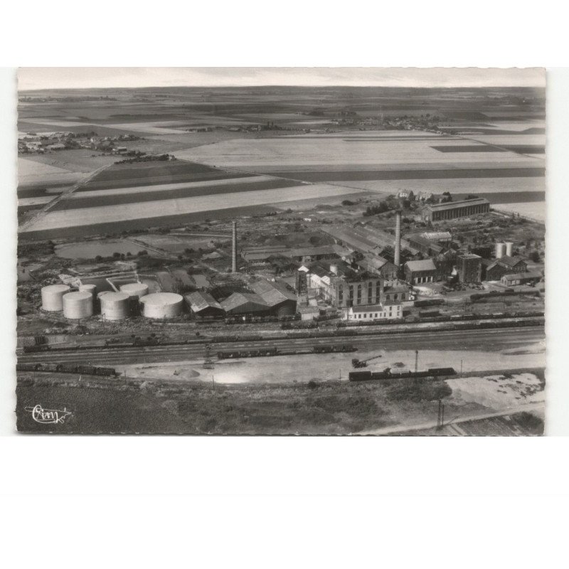 NESLE: l'usine S.I.A.S. vue aérienne 10x15 - très bon etat