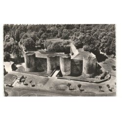 PERONNE: le château vue aérienne 10x15 - très bon etat