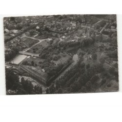 PERONNE: les remparts vue aérienne 10x15 - très bon etat