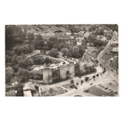 PERONNE: le château vue aérienne 10x15 - très bon etat