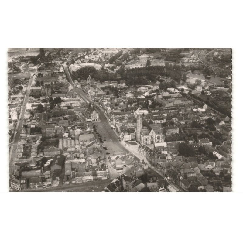 PERONNE: vue aérienne 10x15 - très bon etat