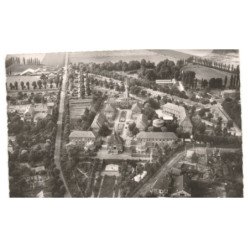 PERONNE: l'hopital et le stade: vue aérienne 10x15 - très bon etat