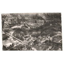 PERONNE: la porte de bretagne vue aérienne 10x15 - très bon etat