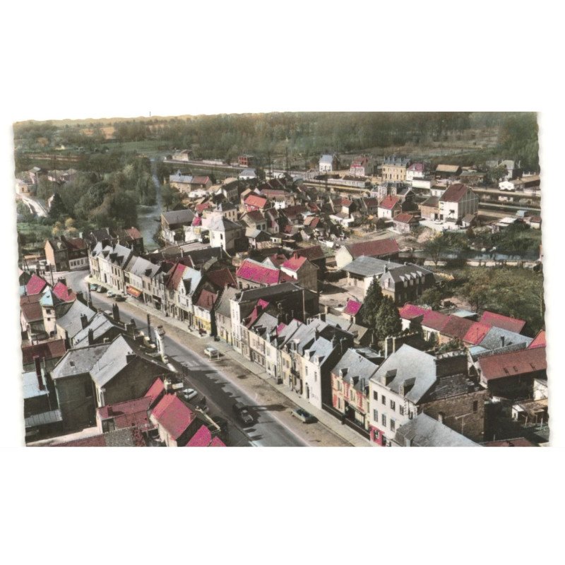 PICQUIGNY: vue aérienne 10x15 - très bon etat