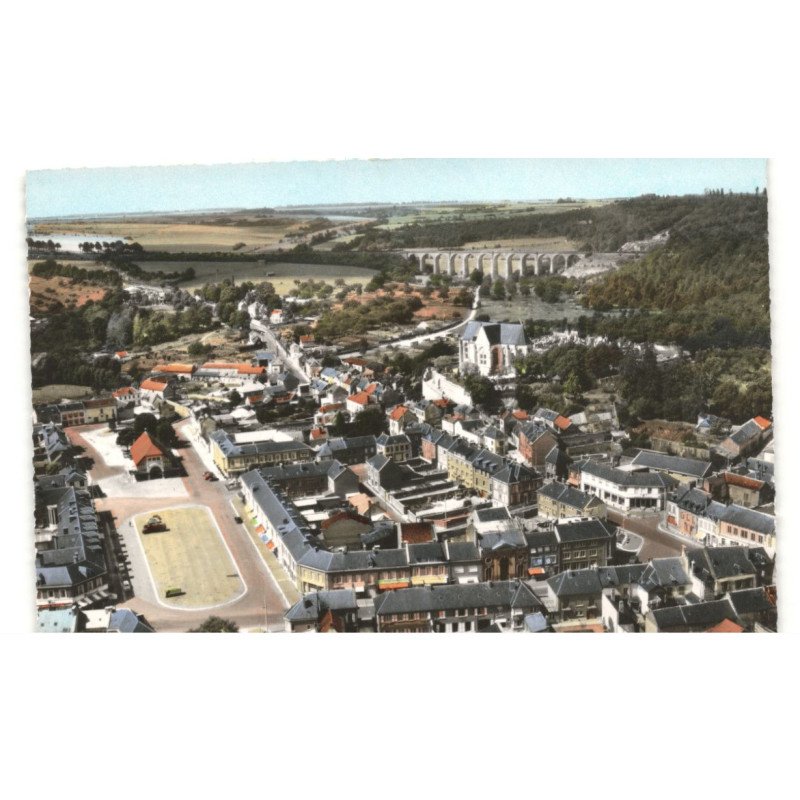 POIX: vue générale vue aérienne 10x15 - très bon etat