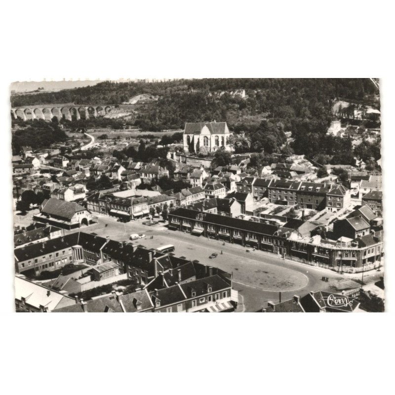 POIX: vue générale vue aérienne 10x15 - etat