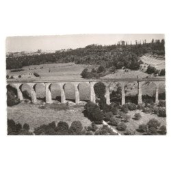 POIX: le viaduc vue aérienne 10x15 - très bon etat