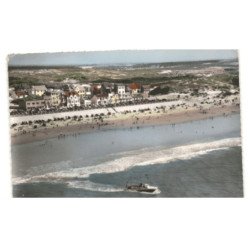 QUEND-PLAGE-les-PINS: plage vue aérienne 10x15 - très bon etat