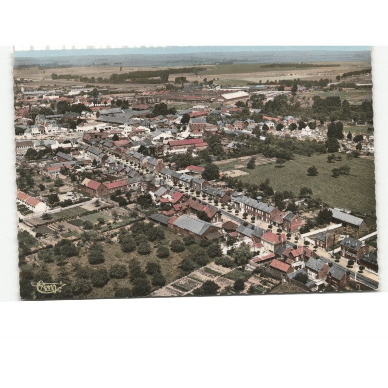 ROYE: route de noyon vue aérienne 10x15 - très bon etat
