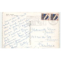 ROYE: vue générale vue aérienne 10x15 - très bon etat