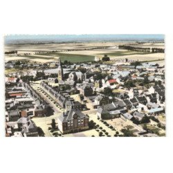 ROSIERES-en-SANTERRE: vue générale vue aérienne 10x15 - très bon etat