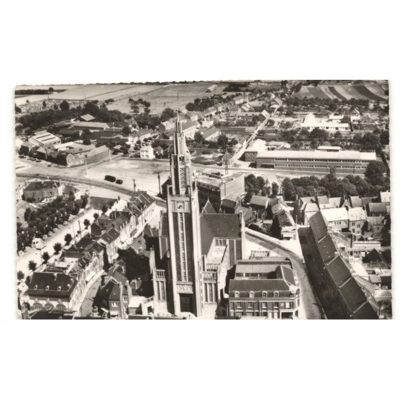 ROYE: vue panoramique vue aérienne 10x15 - très bon etat