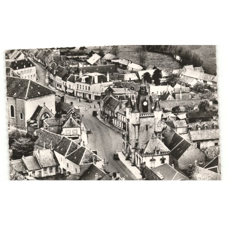 RUE: centre ville vue aérienne 10x15 - très bon etat