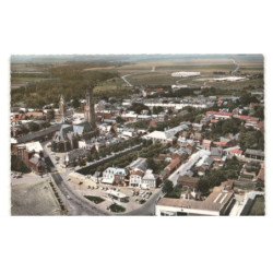 ROYE: place de la république, vue générale vue aérienne 10x15 - très bon etat