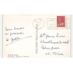 ROYE: place de la république, vue générale vue aérienne 10x15 - très bon etat