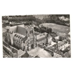 SAINT-RIQUIER: vue partielle vue aérienne 10x15 - très bon etat