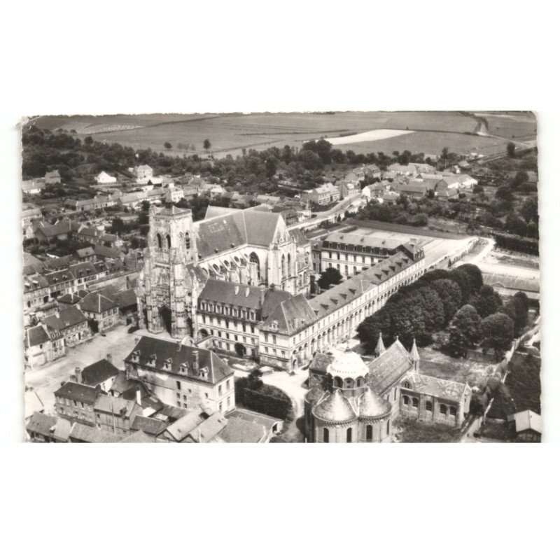 SAINT-RIQUIER: vue aérienne 10x15 - très bon etat