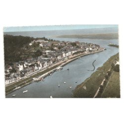 SAINT-VALERY-sur-SOMME: le port vue aérienne 10x15 - très bon etat