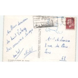 SAINT-VALERY-sur-SOMME: le port vue aérienne 10x15 - très bon etat