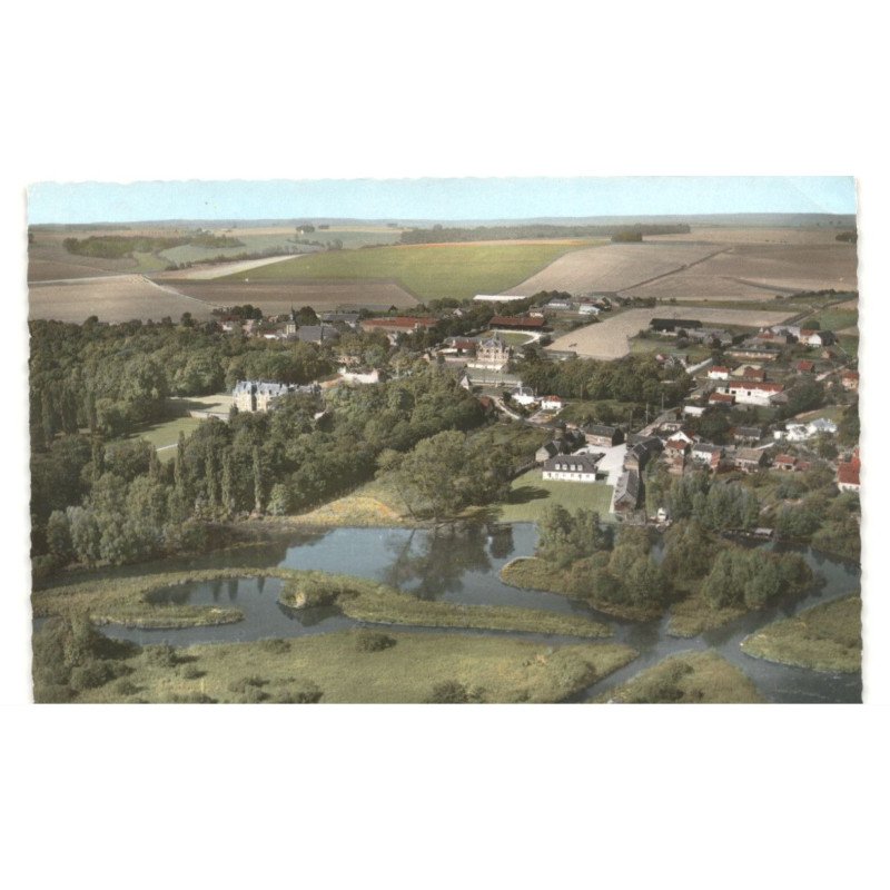 SUZANNE: vue générale vue aérienne 10x15 - très bon etat