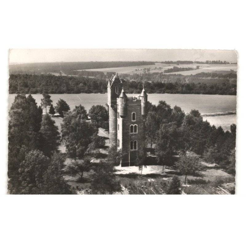 THIEPVAL: la tour hélène monument irlandais 1914-1918 vue aérienne 10x15 - très bon etat
