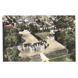 SUZANNE: vue générale, le château vue aérienne 10x15 - très bon etat