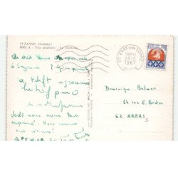 SUZANNE: vue générale, le château vue aérienne 10x15 - très bon etat