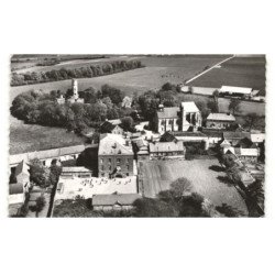 FOLLEVILLE: colonie "les heures joyeuses" vue aérienne 10x15 - très bon etat