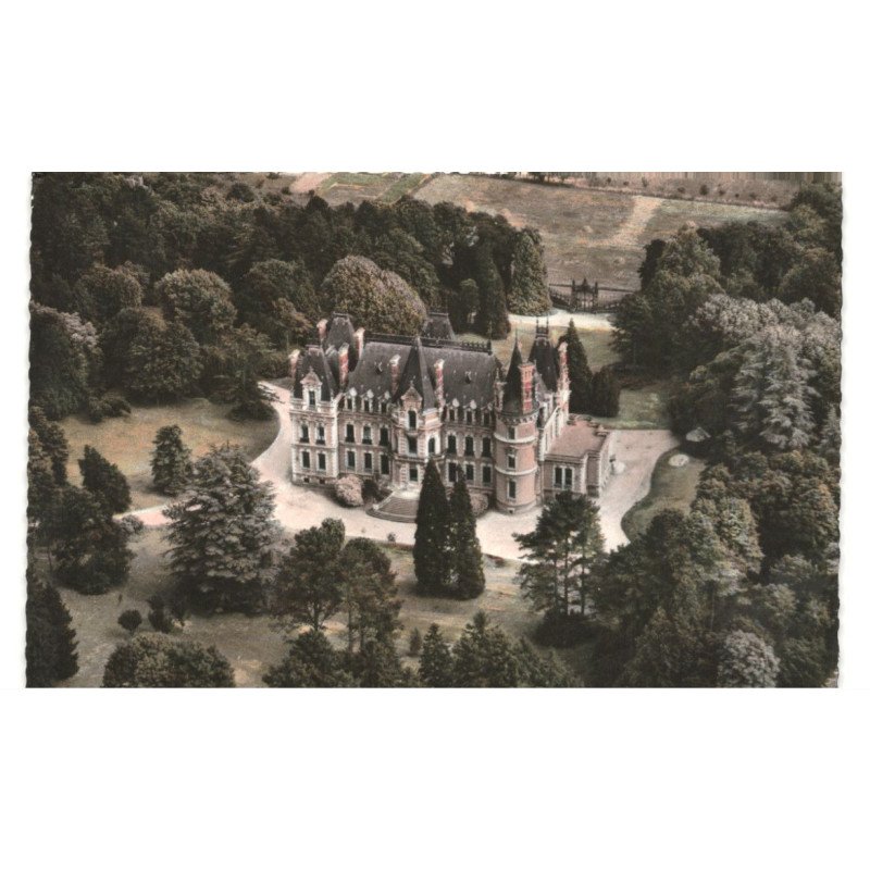 FLIXECOURT: château de ville le marclet vue aérienne 10x15 - très bon etat