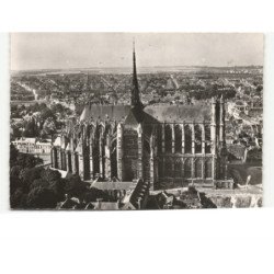 AMIENS: la cathédrale, face nord vue aérienne 10x15 - très bon etat