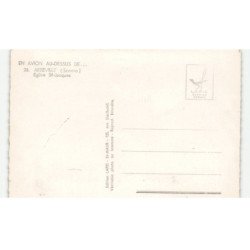 ABBEVILLE:  église saint-jacques vue aérienne 10x15 - très bon etat