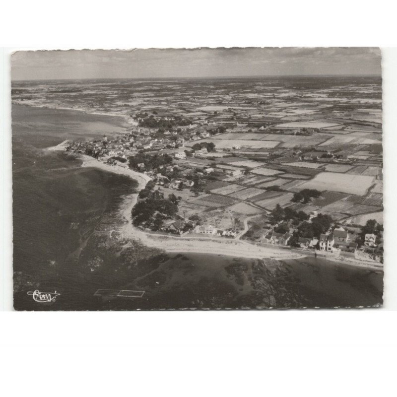 PIRIAC-sur-MER: vue panoramique vue aérienne 10x15 - très bon état