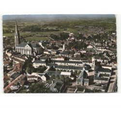 LE LOROUX-BOTTEREAU: vue générale vue aérienne 10x15 - état