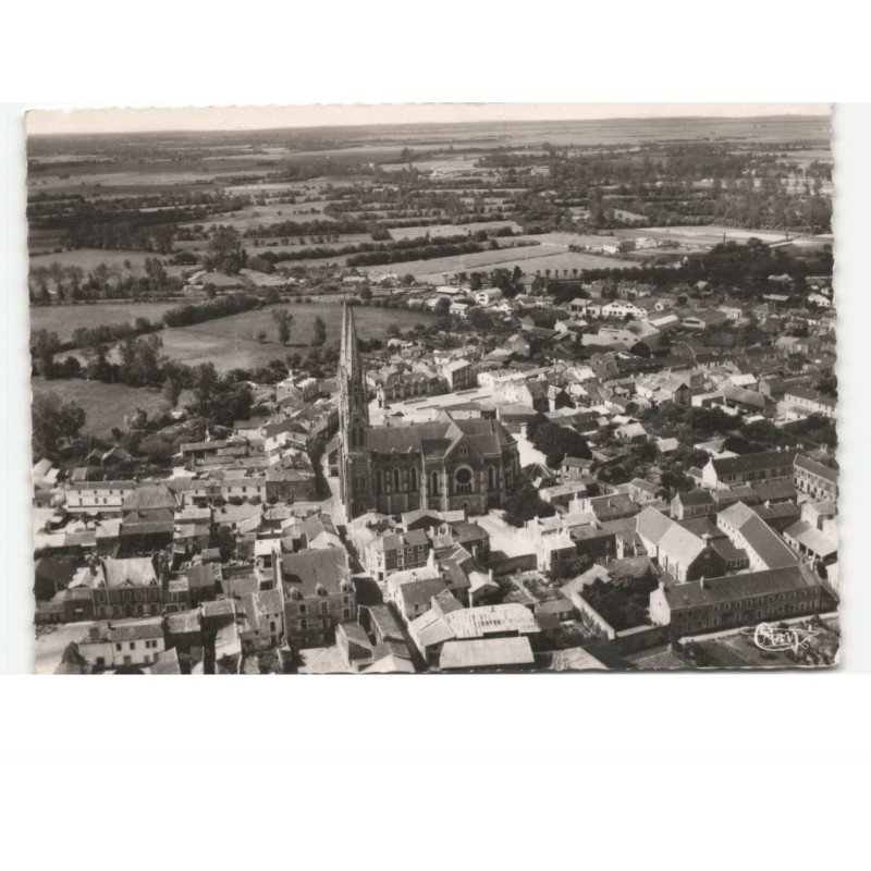 MACHECOUL: vue aérienne 10x15 - très bon état
