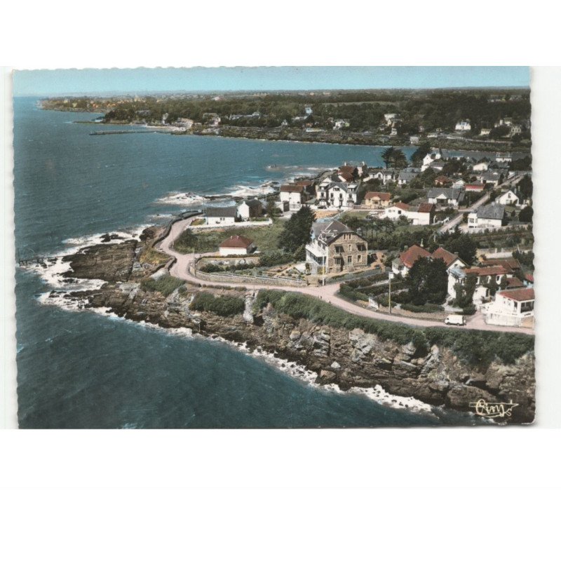 PORNIC: la pointe de gourmalon vue aérienne 10x15 - très bon état
