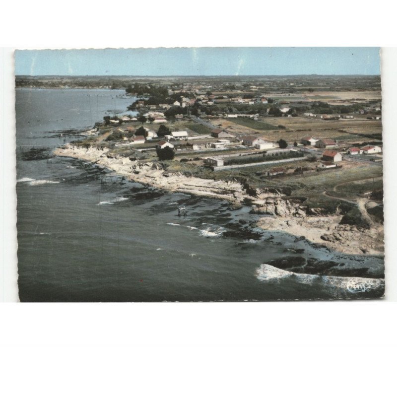 LA PLAINE-sur-MER: le port giraud vue aérienne 10x15 - très bon état
