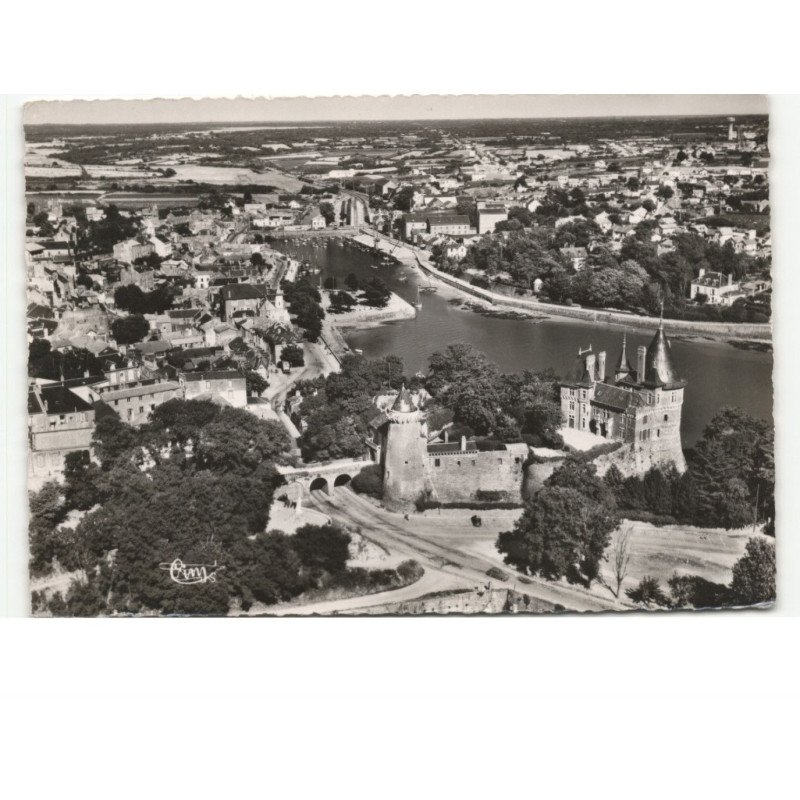 PORNIC: vue panoramique vue aérienne 10x15 - très bon état