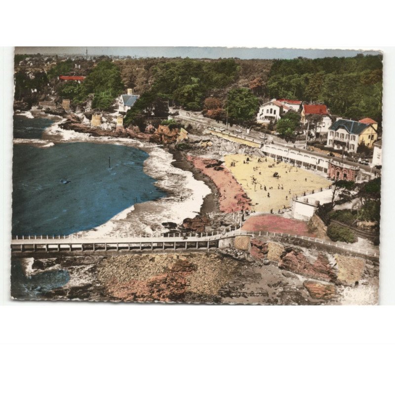 PORNIC: la plage de la noëveillard vue aérienne 10x15 - très bon état