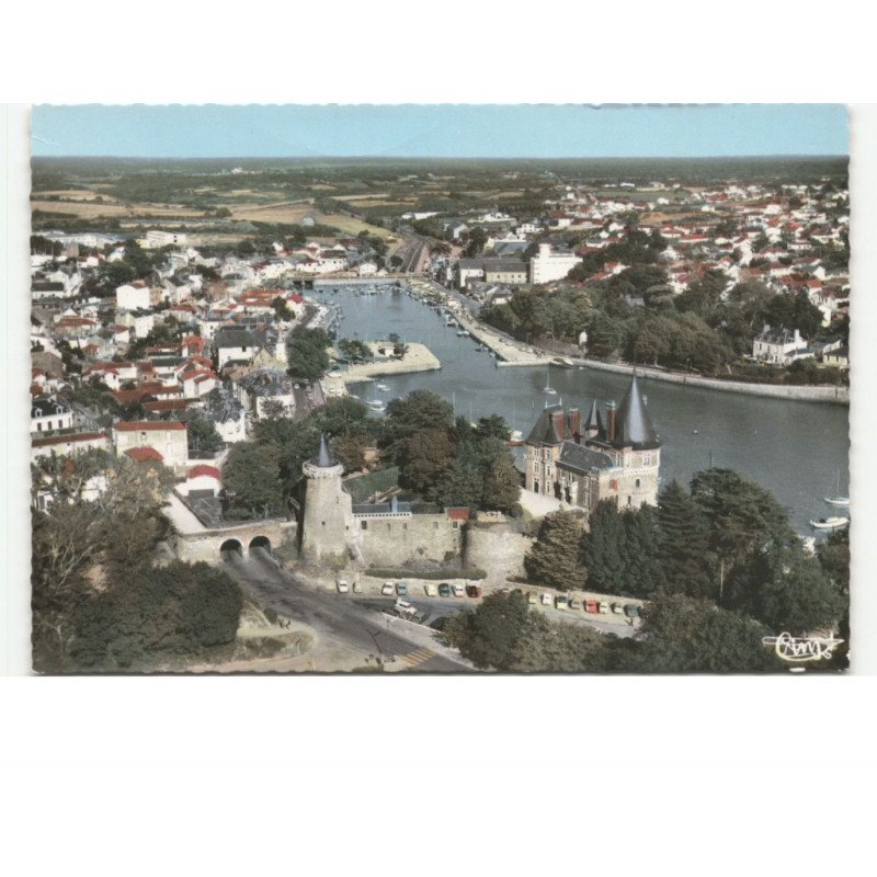 PORNIC: vue générale vue aérienne 10x15 - très bon état