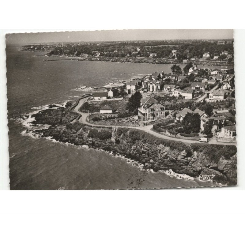 PORNIC: la pointe de gourmalon vue aérienne 10x15 - très bon état