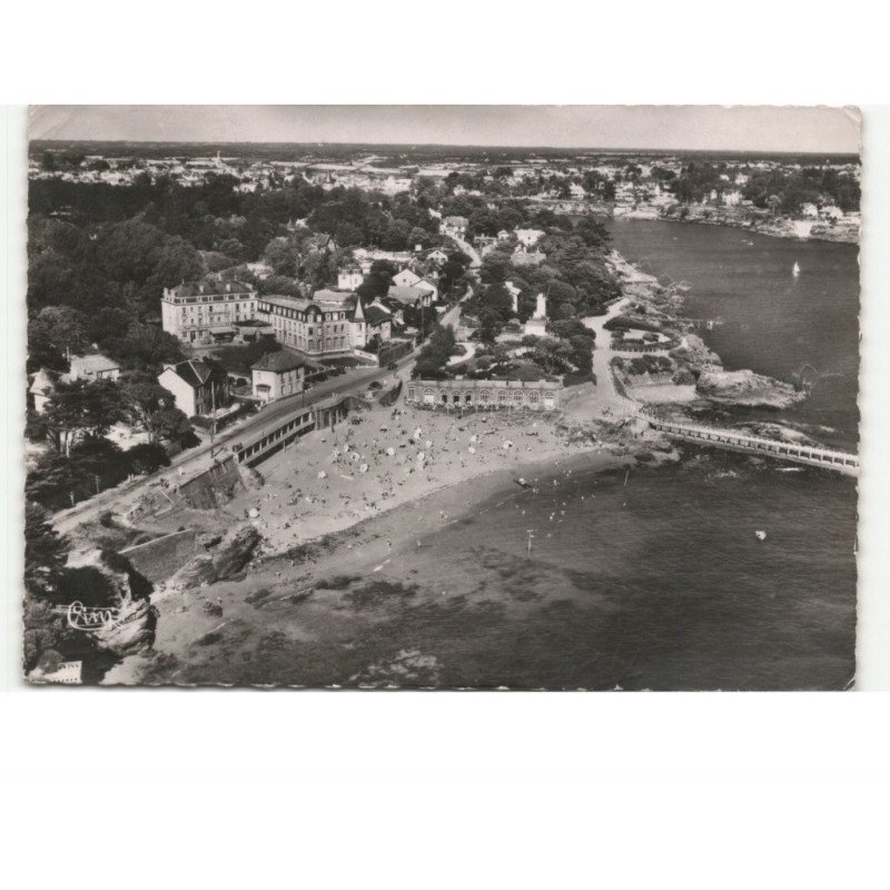 PORNIC: plage vue aérienne 10x15 - état