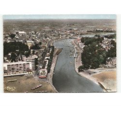 LE POULIGUEN: le port vue aérienne 10x15 - très bon état